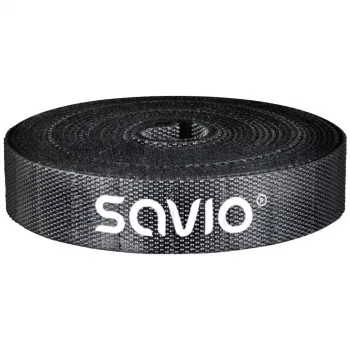 Sujetacables Savio OC-06 universal negro