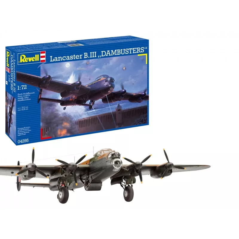 Revell Lancaster B. III Dambusters (04295) escala 1:72 maqueta de avión de plástico