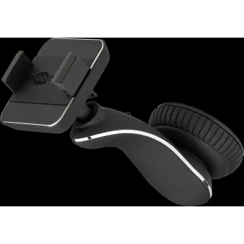 Soporte para smartphone para coche con ventosa Goobay, negro – para una fijación sencilla y segura en el vehículo (45509)