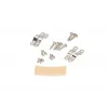 Toma de conexión Extralink CAT6 UTP, conector pasante, negro