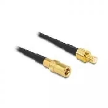 Cable coaxial DeLOCK 88732 0,5 m SMB negro
