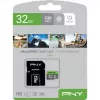 Tarjeta MicroSDHC PNY Elite 32 GB Class 10 UHS-I P-SDU32GU185GW-GE