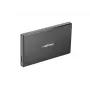 NATEC RHINO GO Carcasa USB 3.0 para HDD/SSD SATA de 2,5'', negro Aluminio