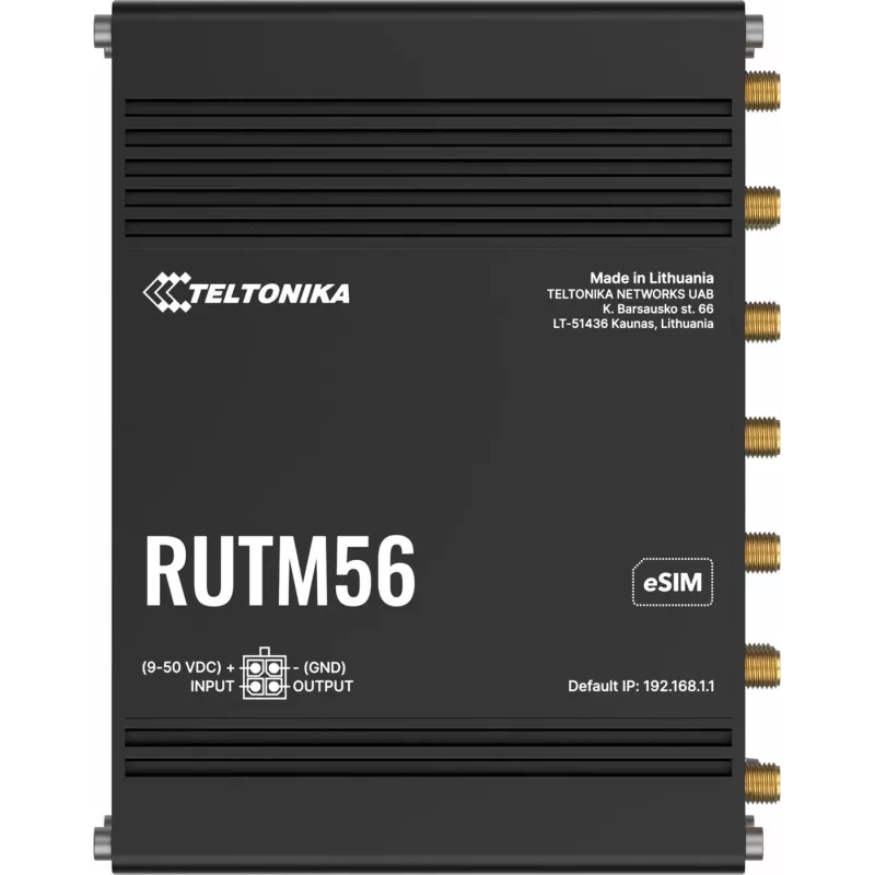 Teltonika RUTM56 router 5G de doble módem, RUTM56000000