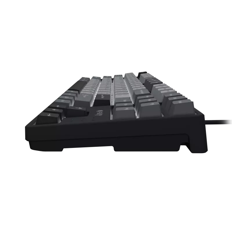 Teclado gaming NATEC Fury Kanabo K2 US blanco retroiluminado mecánico negro-gris