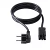 Cable de conexión de aparatos Bachmann CEE7/7 GST18 1 m