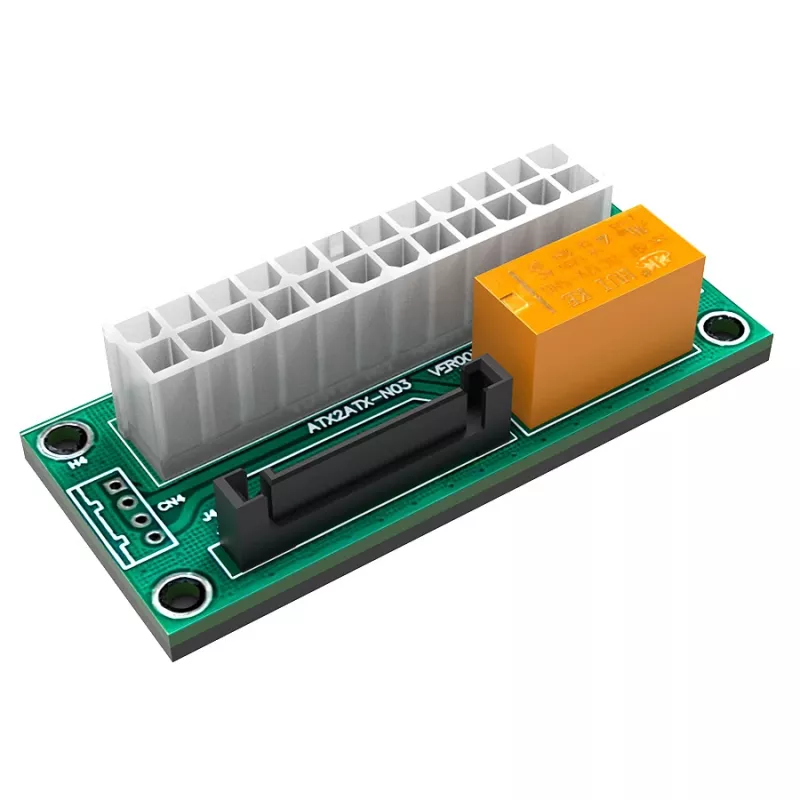 Placa adaptadora de alimentación Akasa AK-CBPW28-KT02 24 pines ATX a conector de alimentación SATA