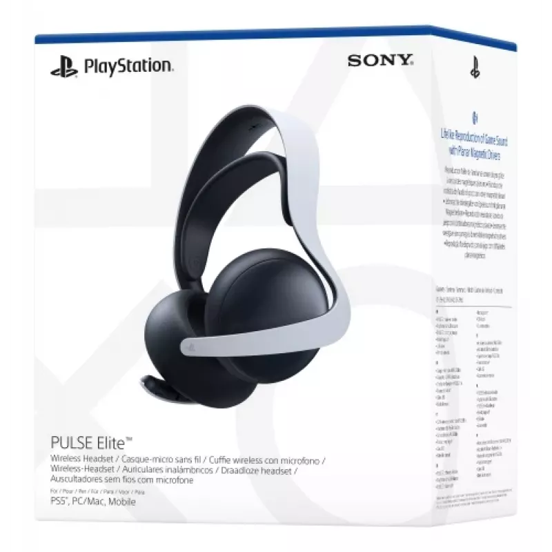 Sony PULSE Elite auriculares con cable e inalámbricos diadema gaming Bluetooth base de carga negro, blanco