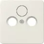 Placa de cubierta JUNG para toma de antena 561SAT ST550 DIN45330 y SAT-TV Std. blanco 561SAT (561SAT)