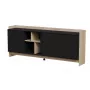 Cómoda Cama PORTO 3D 190x38x77 roble/negro