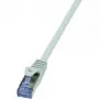 Cable de red LogiLink 0,25 m RJ-45 Cat6a gris