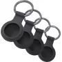 Llavero jt berlin para Apple AirTag, negro, pack de 4