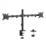 Soporte de mesa Maclean para 2 monitores, VESA 75x75 y 100x100, 17-32, 2x 9kg, MC-754N