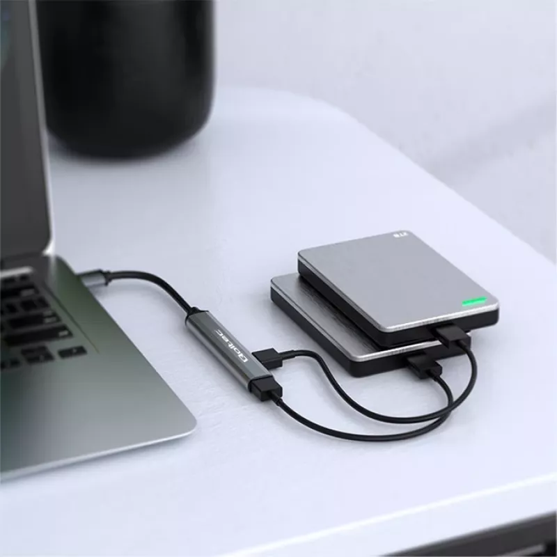 Hub USB QOLTEC 53793 — entrada USB 3.0, 3 conectores USB 2.0