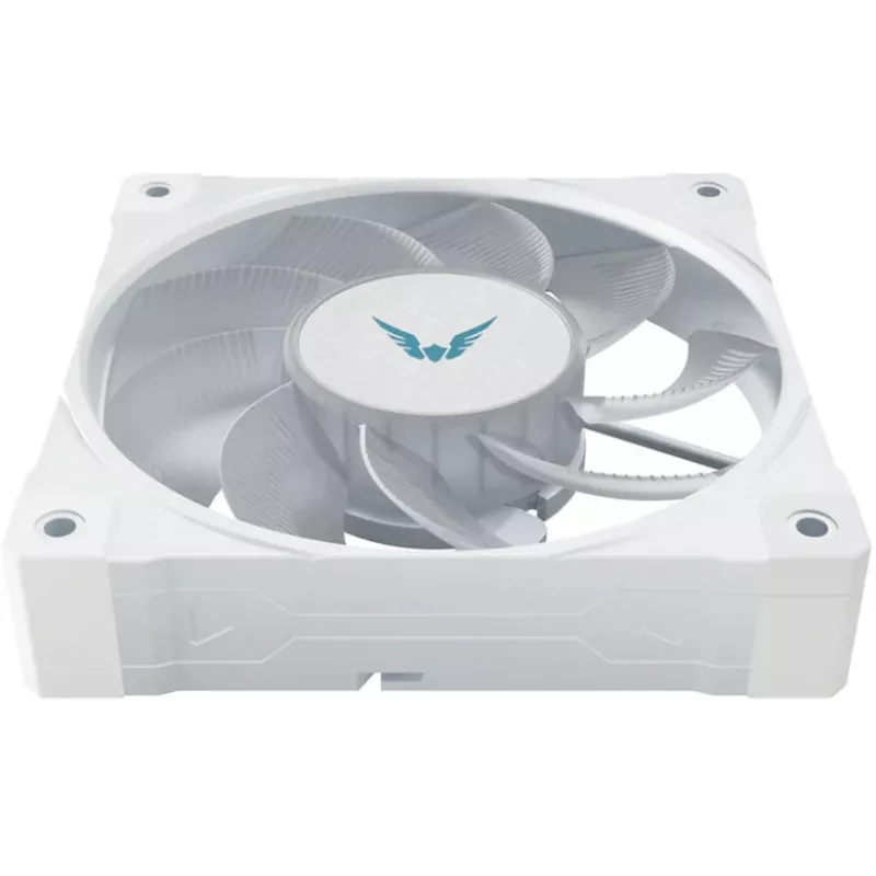 Ventilador de carcasa VALKYRIE B12R ARGB 120 mm de aspas invertidas - blanco