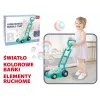 Cortacésped con burbujas Madej 007946 azul con burbujas y sonido realista, juguete de exterior para niños