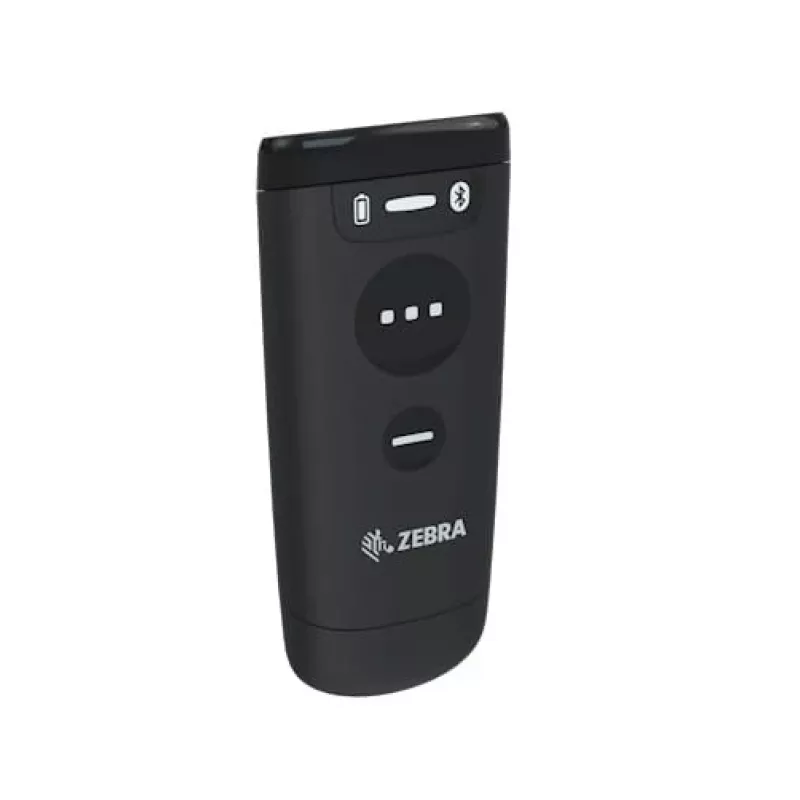 Lector de códigos de barras de mano Zebra CS60 1D/2D LED inalámbrico IP65 negro, Bluetooth/USB, 100 m de alcance, 83 g