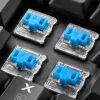 PureWriter RGB, teclado gaming negro, distribución FR, Kailh Choc Low Profile Blue