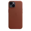 Apple | Funda de piel de 14 con MagSafe | Funda con MagSafe | Apple | iPhone 14 | Piel | Umber