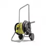 Enrollador de manguera de jardín Kärcher 2.645-362.0 con carro Negro, Amarillo