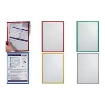 Sujetador de documentos Franken ITSA4S 12 A4 0,32 mm gris – carpeta para 12 documentos