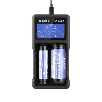 Cargador USB de pilas domésticas XTAR VC2