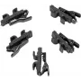 Clip para cables Omnitronic MK2 negro — pack de 5 para fijar cables de audio y corriente