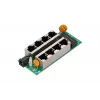 Inyector PoE Extralink Gigabit 4 puertos, 4x 1000Mb/s RJ45, 48V, azul/negro