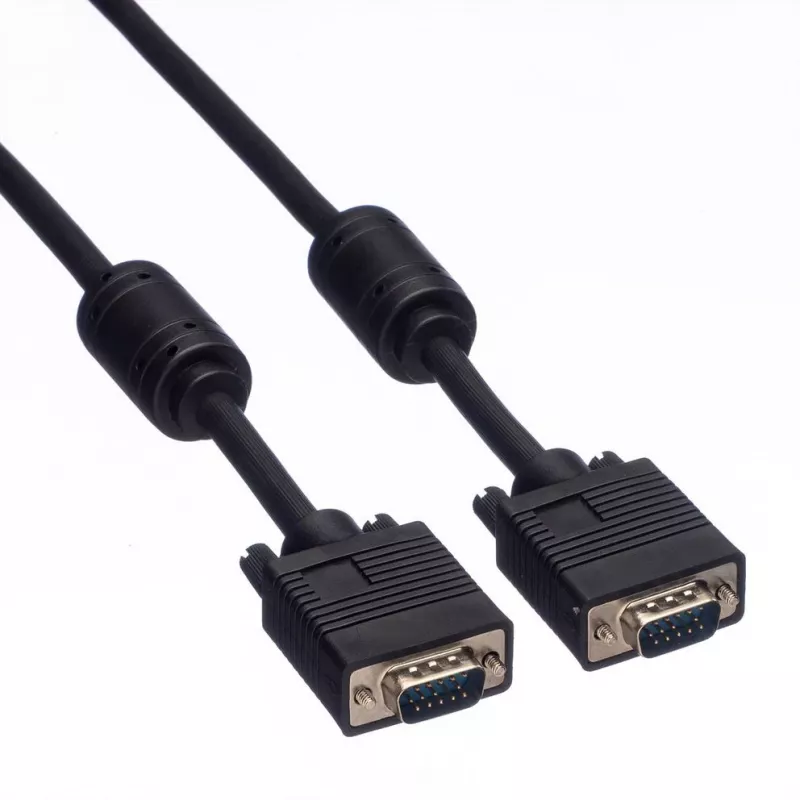 ROLINE cable VGA HD15 ST - ST con núcleo de ferrita 6,0m (11.04.5256)