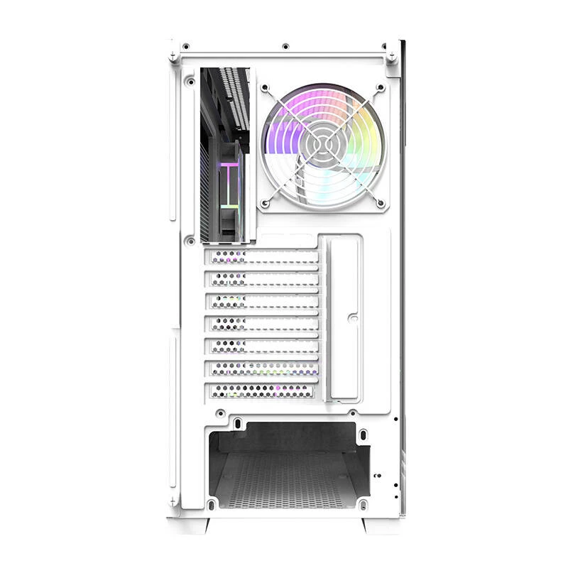 Caja de ordenador Darkflash DS900 (blanco) + 7 ventiladores ARGB