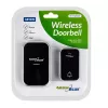 Timbre inalámbrico sin pilas GreenBlue GB157B Kinetic, melodías, Negro, alcance hasta 200m, IP44