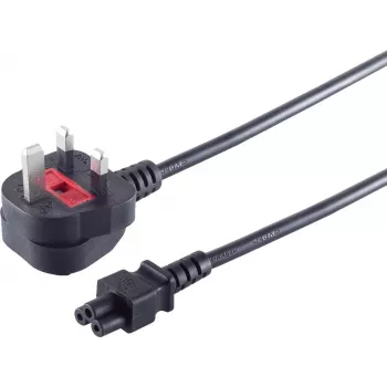 Cable de alimentación ShiverPeaks UK60001 1,8 m con conector IEC C5 (trébol)