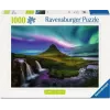 Puzle Power of Nature - Auroras boreales sobre Kirkjufell (1000 piezas)