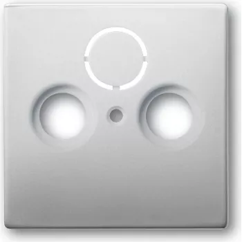 BUSCH JAEGER 1743-866 - blanco - plástico - Busch-Jaeger - brillante - 0230-101 - 0230-0-0250 - SAT + TV + Radio