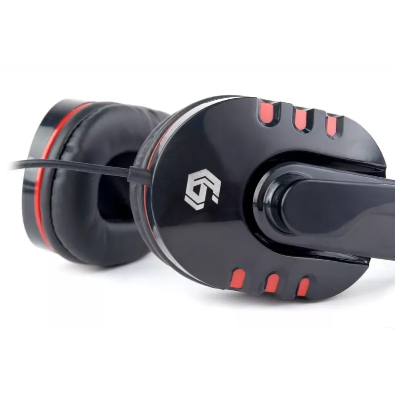Gembird GHS-402 Auriculares/Auriculares con micrófono con cable con diadema Gaming Negro