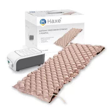 Colchón antiescaras Haxe FU-AM0001 individual PVC, estándar 2000×900×70 mm, 130 celdas, bomba eléctrica