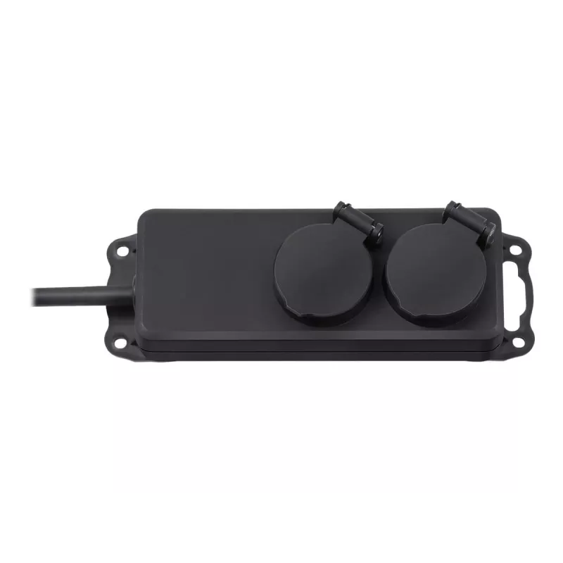 Alargador Brennenstuhl IP44 2 tomas negro 2,0 m H07RN-F 3G1,5 - Alargador - AC 230 V - Tomas de salida: 2 - 2 m (1159930)