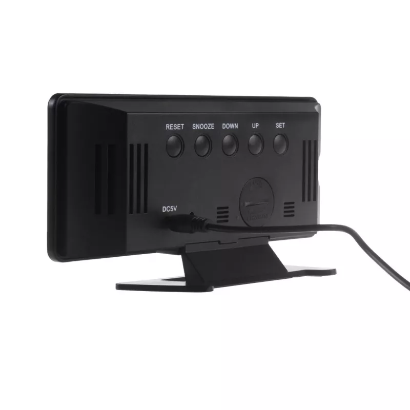 Despertador digital LED GreenBlue GB395 con indicación de temperatura