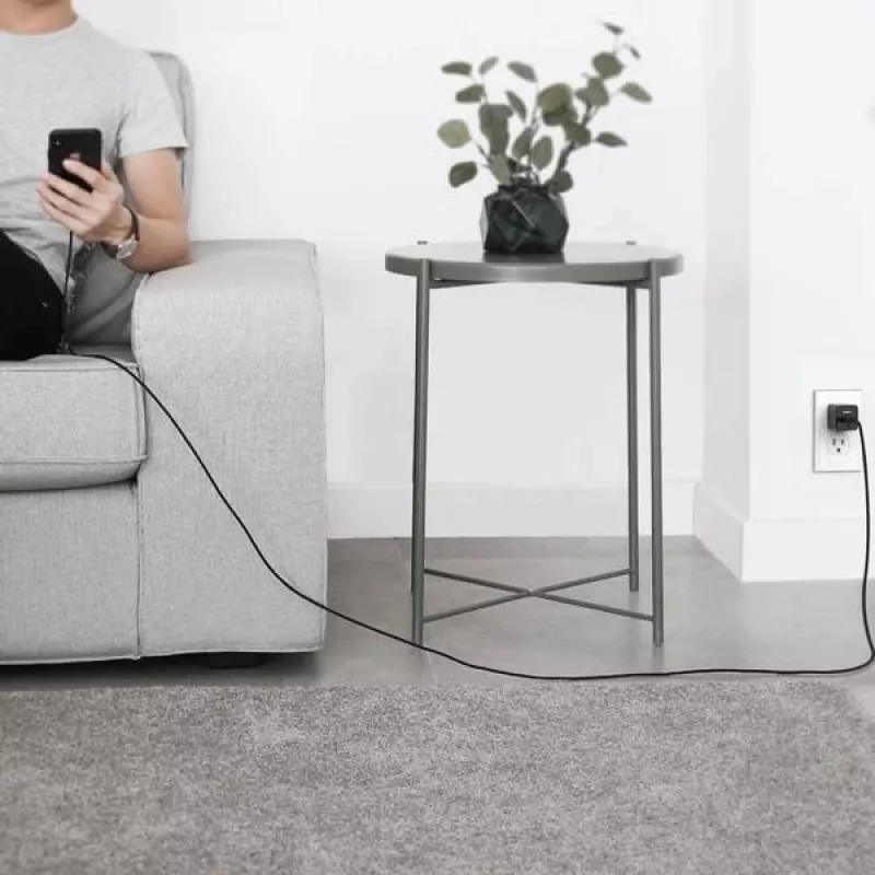 AUKEY CB-AL05 cable de nailon Lightning a USB-A MFi, 2 m, negro