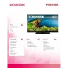 TV LED 43UV3F63DG 43 pulgadas pantalla LED resolución 4K