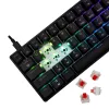 Teclado mecánico gaming White Shark Shinobi-2 con switches Red, negro, distribución US