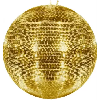 Bola de espejos EUROLITE 75 cm oro — bola de espejos de discoteca para efectos de luz