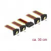Cable de alimentación interno DeLOCK 60167 0,3 m SATA 15 polos a 4 x SATA 15 polos