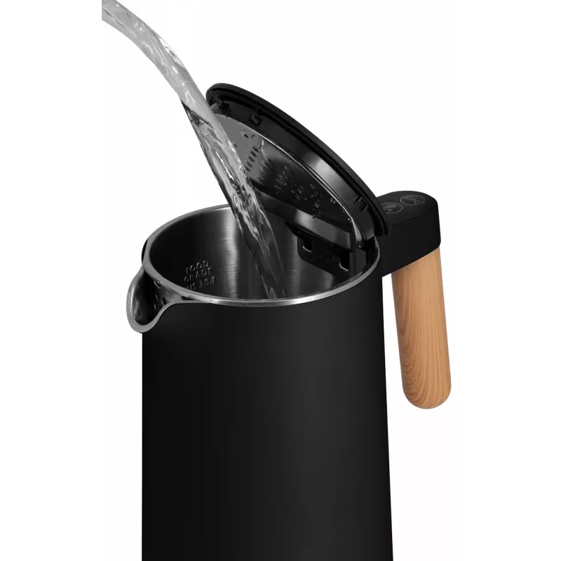 Hervidor de agua de doble pared 1,5 L Concept negro RK 3301