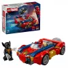 LEGO MARVEL 76336 Coche de Spider-Man vs. Wolverine venomizado