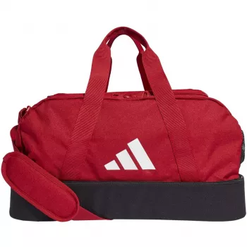 Bolsa duffel adidas Tiro League pequeña roja IB8651