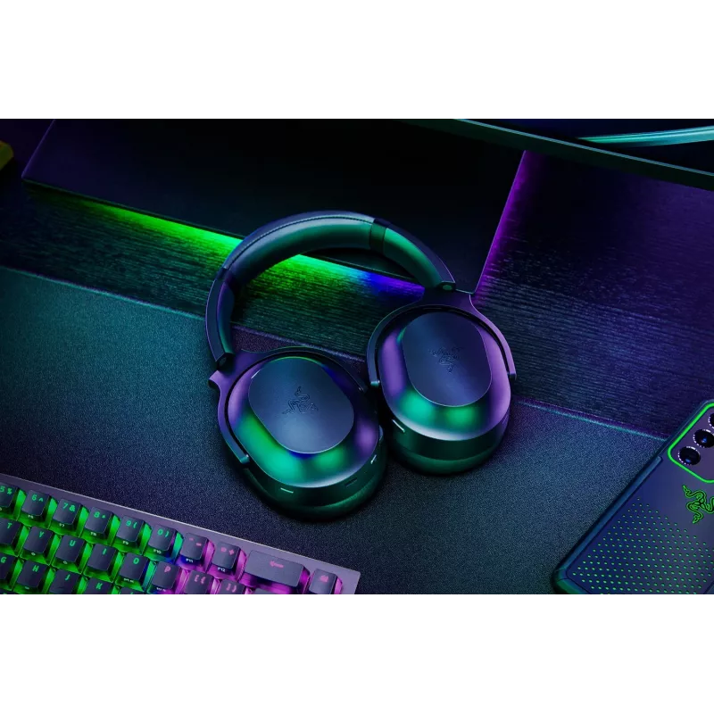 Auriculares Razer Barracuda Pro con cable e inalámbricos de diadema gaming USB Type-C Bluetooth negros