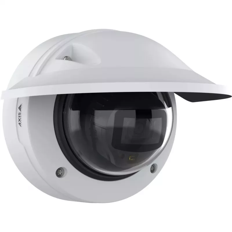 Cámara de vigilancia IP Axis P3278-LVE — domo, 3840×2160, interior y exterior, montaje en techo/pared, CMOS de 1/1,8 inch, 0,03 lx, 103° H