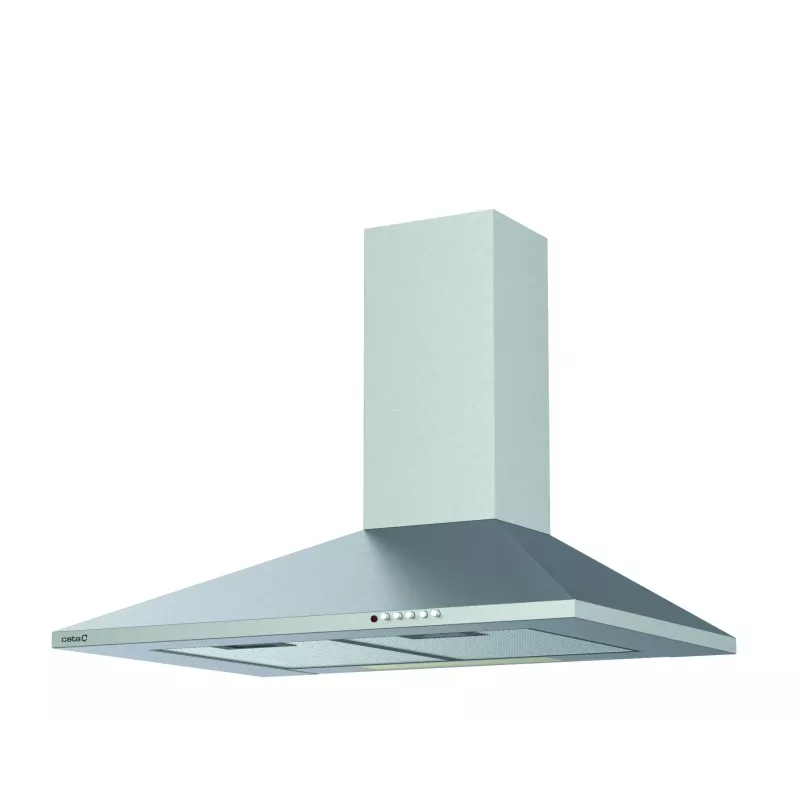Campana de pared CATA VK 6000 X, acero inoxidable, filtro antigrasa de aluminio, 395 m³/h, 150 mm