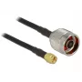 DeLOCK 89420 Cable coaxial CFD200 2,5 m SMA negro